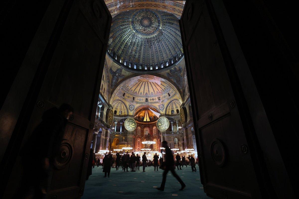 Ayasofya-i Kebir Cami-i Şerifi'nde Miraç gecesi idrak edildi