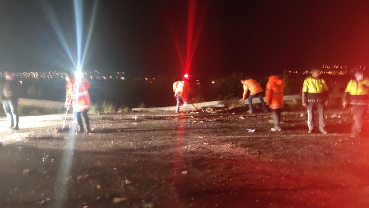 Osmaniye'de 5 araç birbirine girdi: 1 ölü, 5 yaralı