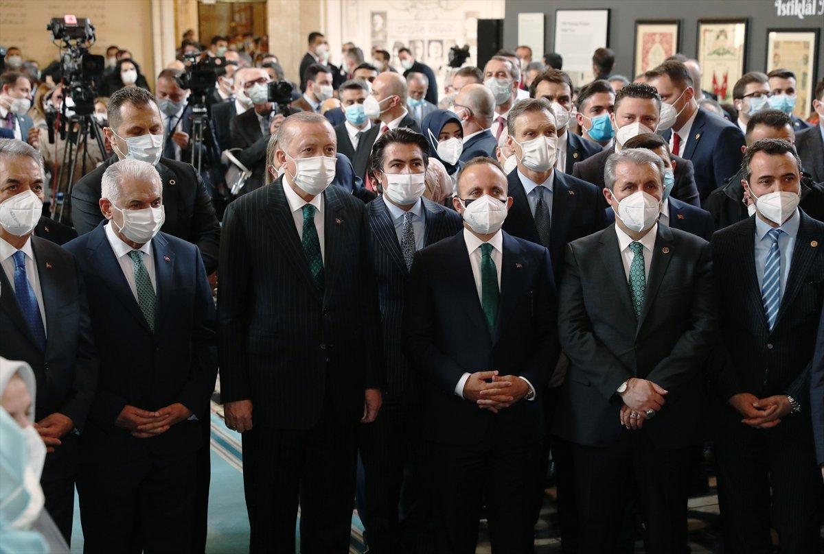 Cumhurbaşkanı Erdoğan, 100. Yılında İstiklal Marşı Sergisi'nde