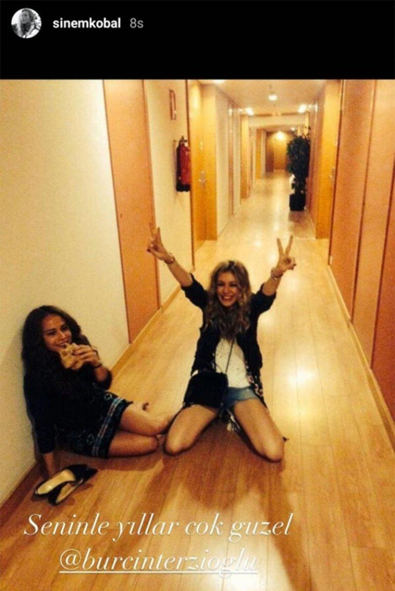 Sinem Kobal'dan Burçin Terzioğlu'na doğum günü kutlaması