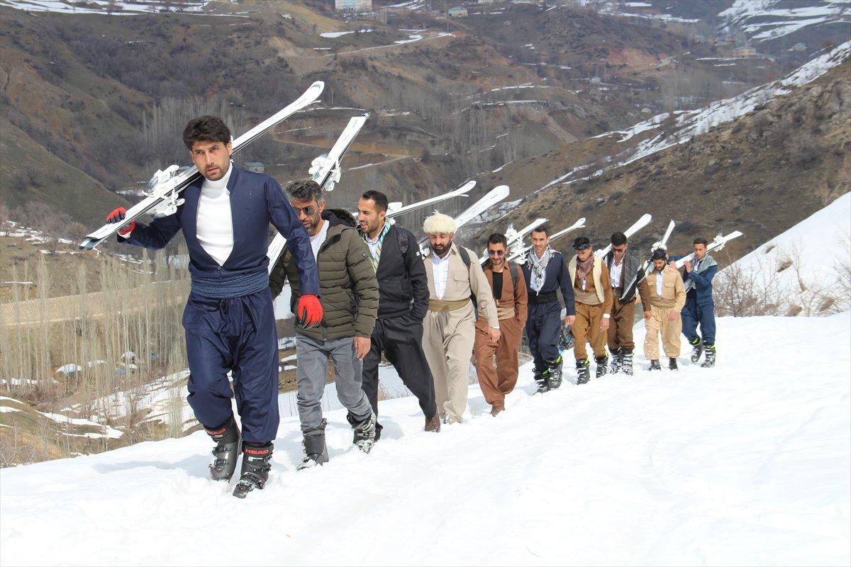 Hakkari Şemdinli'de kayak keyfi