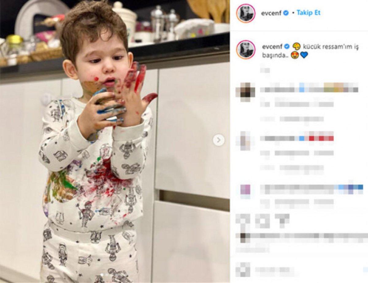 Fahriye Evcen: Oğlum inşallah ressam olur
