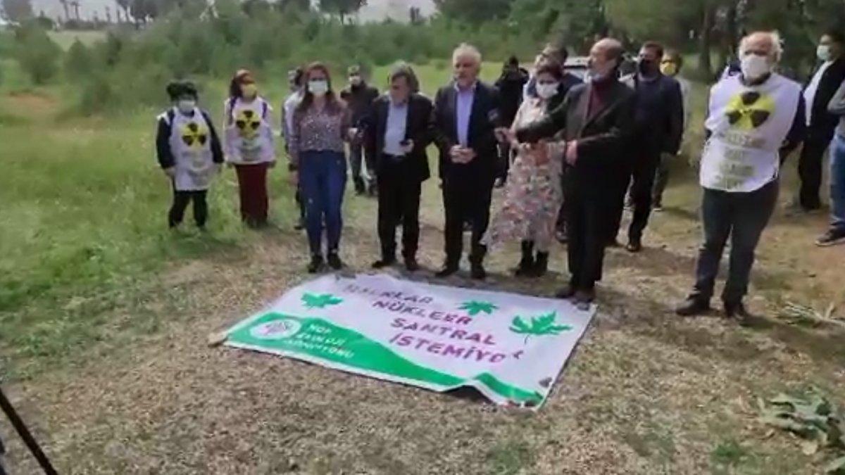 HDP'den Akkuyu NGS'ye karşı Mersin'de basın açıklaması