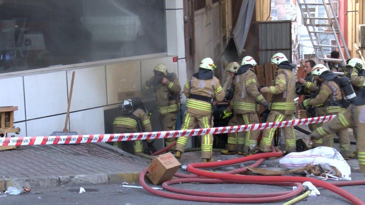 Bağcılar'da iş yerinde patlama: 1 yaralı