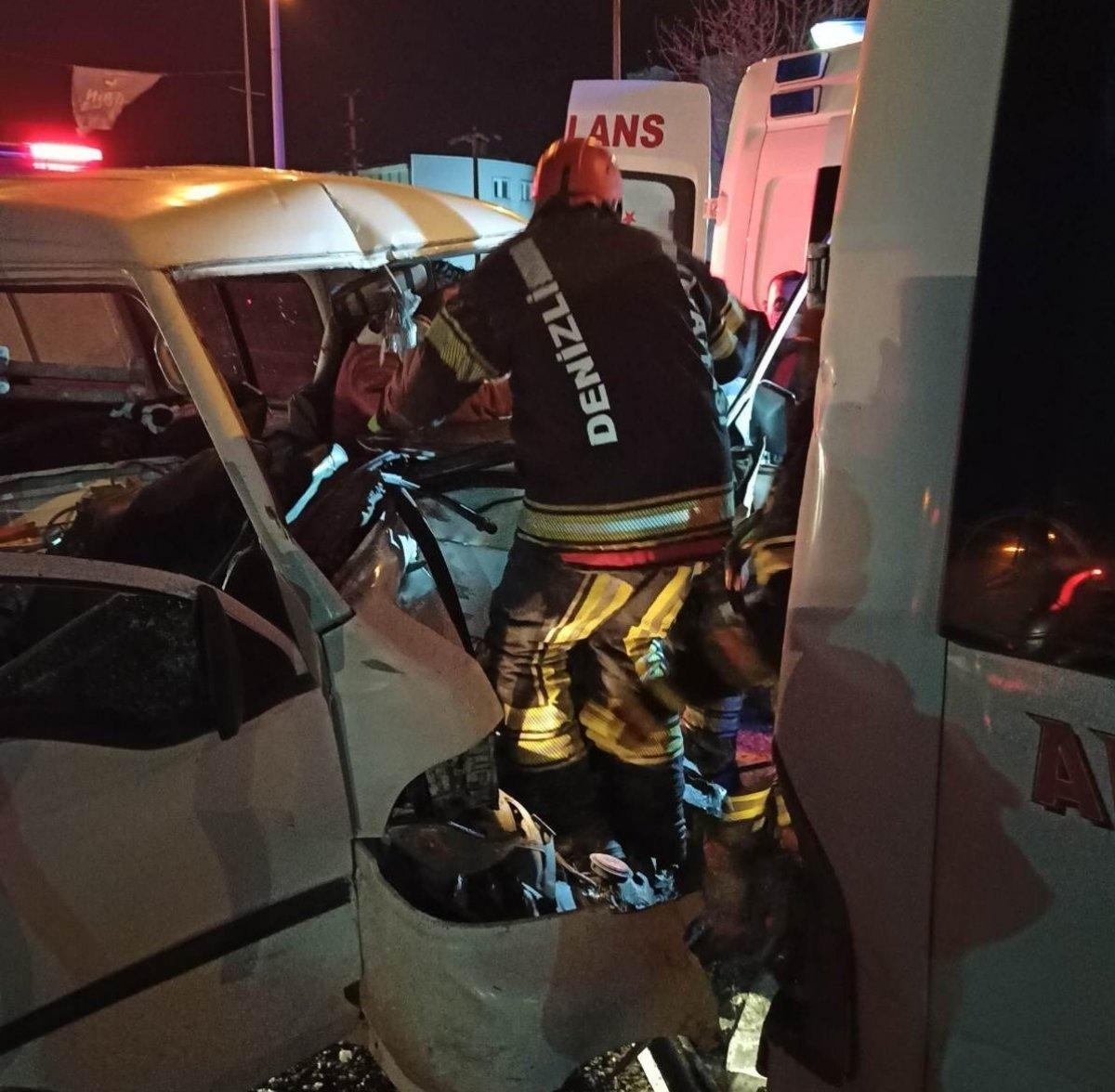 Denizli'de kaza: 2 yaralı