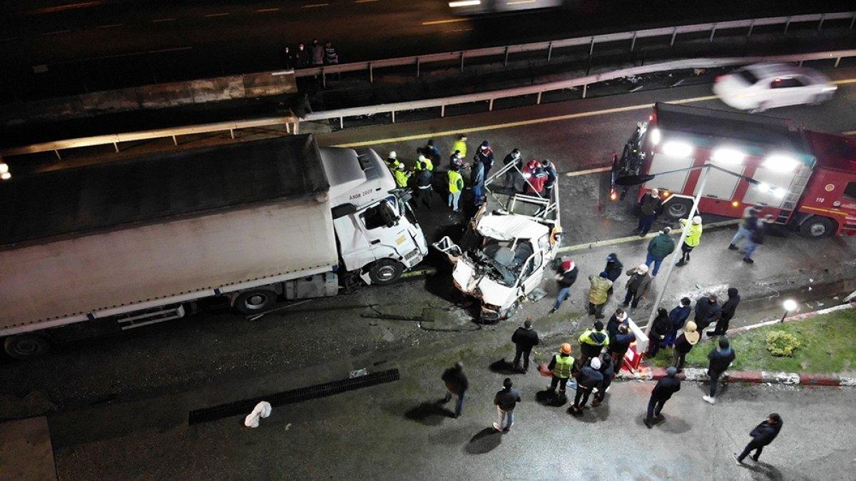 Sakarya'da zincirleme kaza: 1 ölü