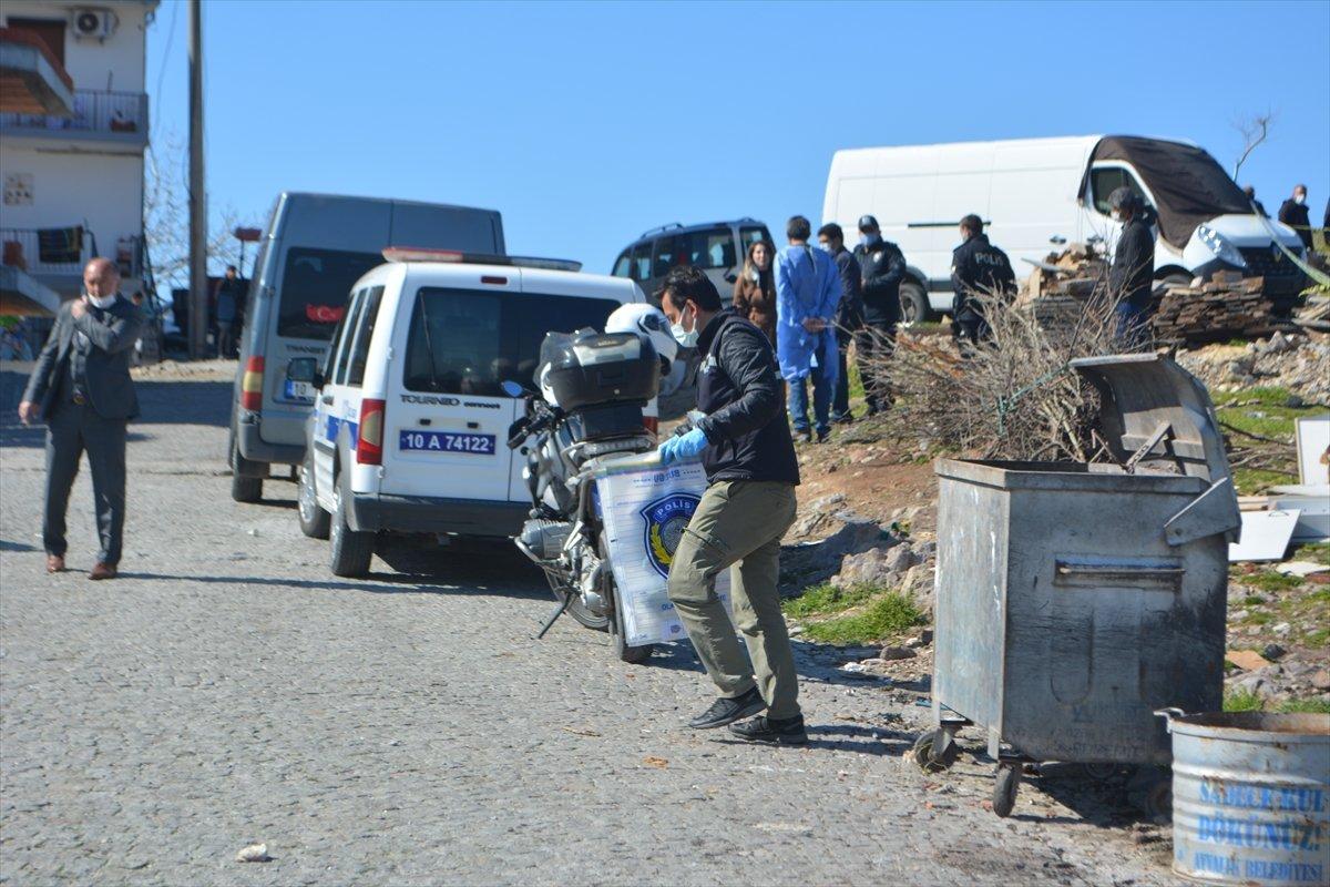 Balıkesir’de boş arazide poşetin içinden bebek cesedi çıktı