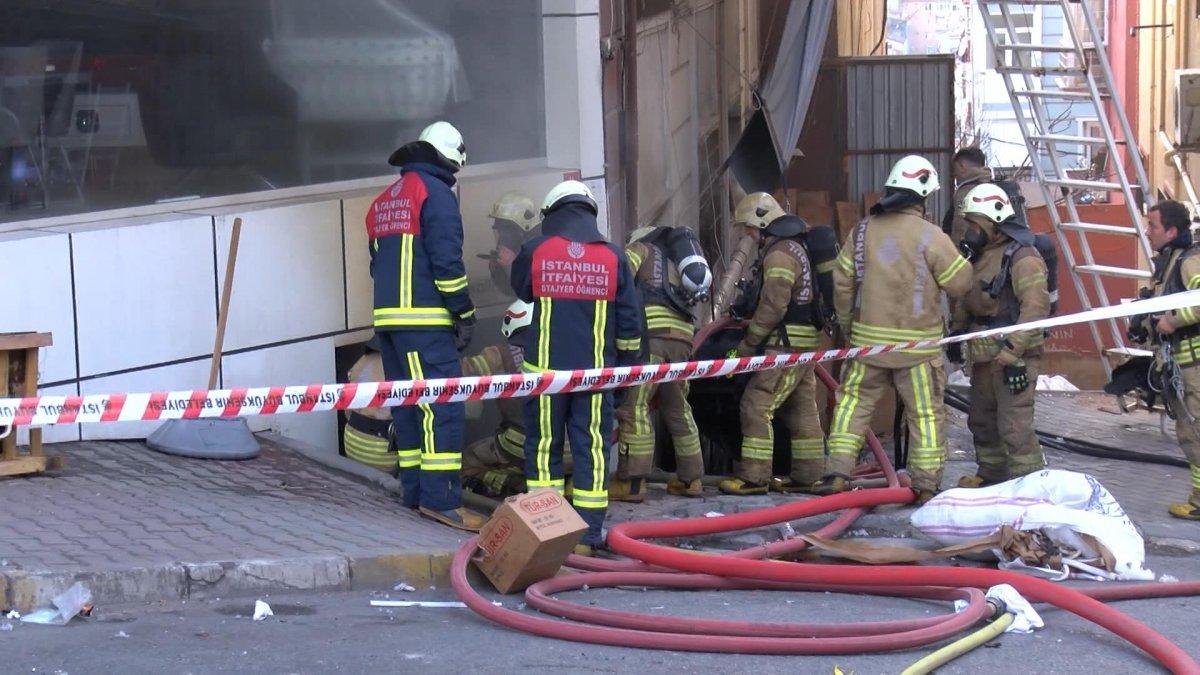 Bağcılar'da iş yerinde patlama: 1 yaralı