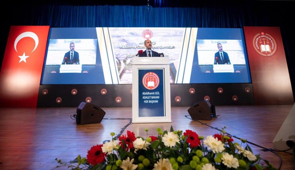 Abdulhamit Gül, Hakim ve Savcı Kura Töreni'ne katıldı