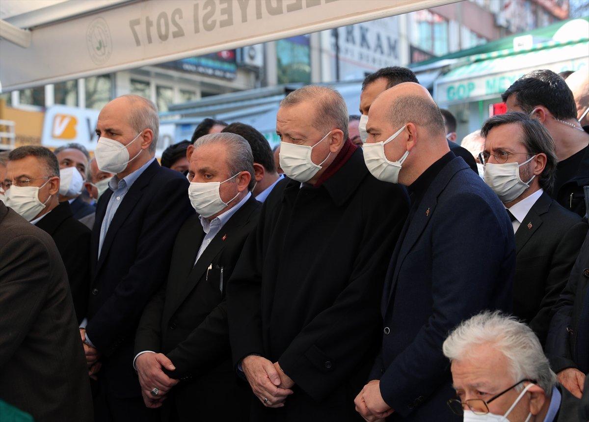 Cumhurbaşkanı Erdoğan, Servet Soylu’nun cenaze törenine katıldı