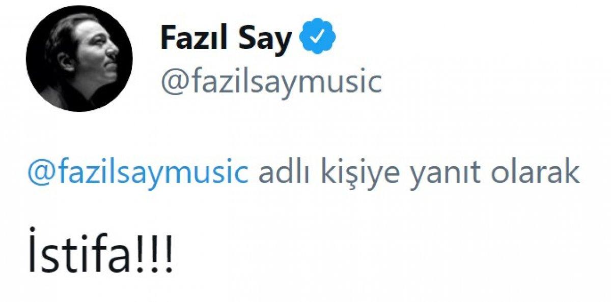 Fazıl Say, Fenerbahçe'ye sitem etti