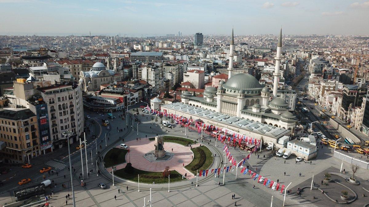 Taksim Camii'nde sona gelindi