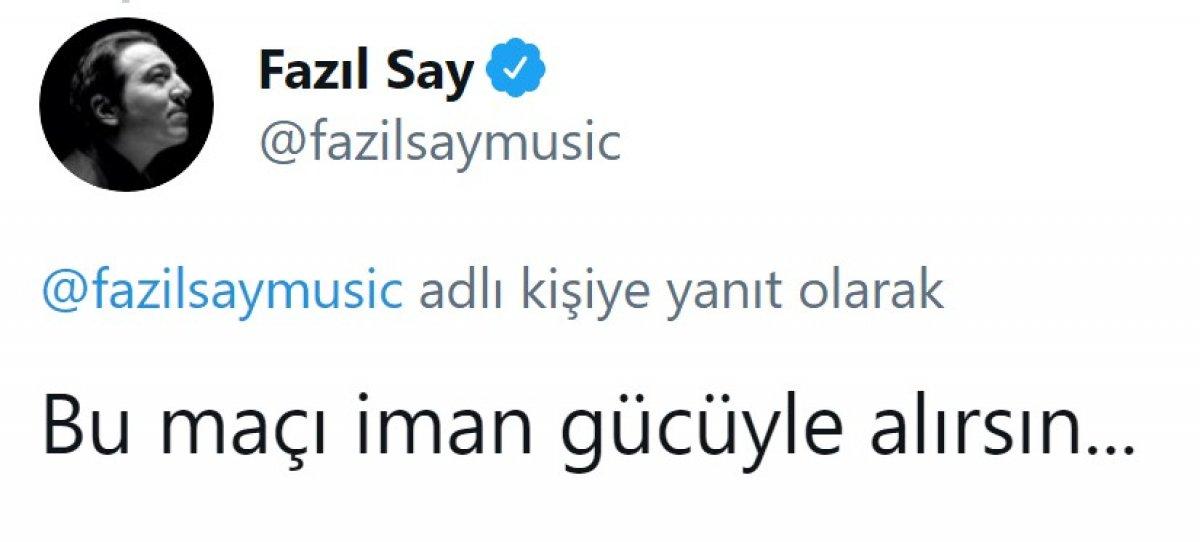 Fazıl Say, Fenerbahçe'ye sitem etti