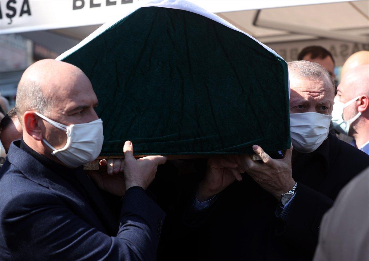 Cumhurbaşkanı Erdoğan, Servet Soylu’nun cenaze törenine katıldı