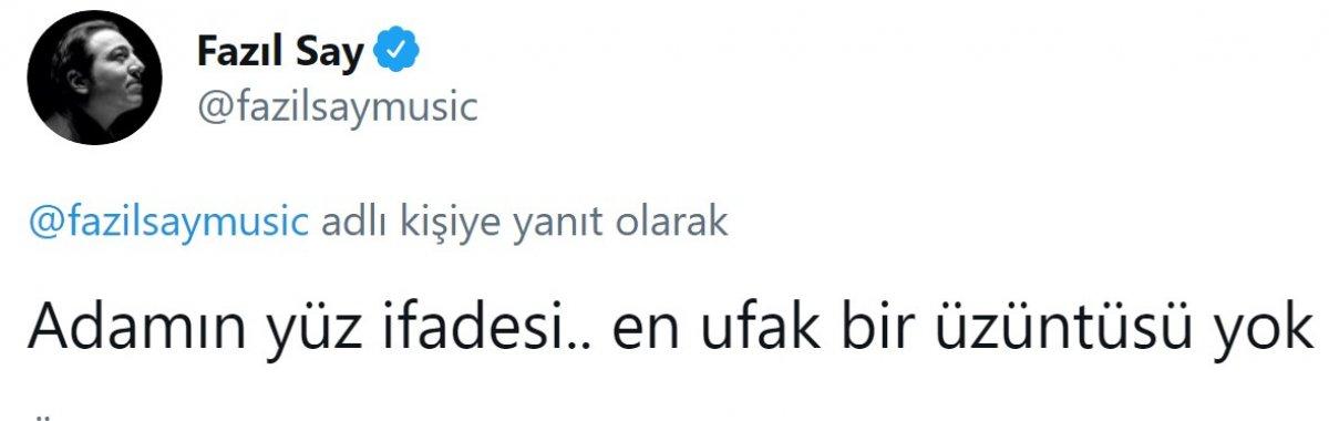 Fazıl Say, Fenerbahçe'ye sitem etti