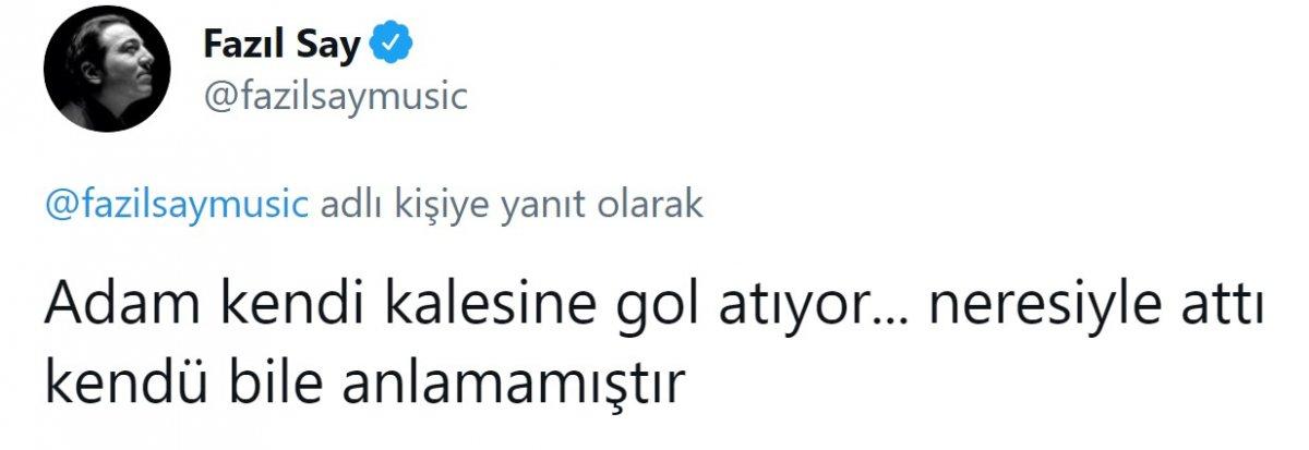 Fazıl Say, Fenerbahçe'ye sitem etti