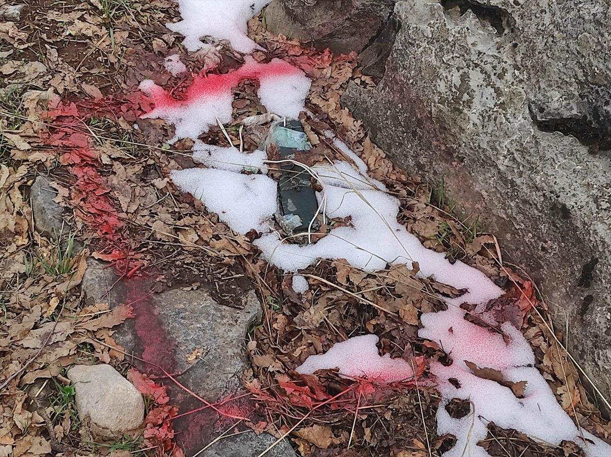 Siirt-Bitlis sınırında 8 patlayıcı imha edildi