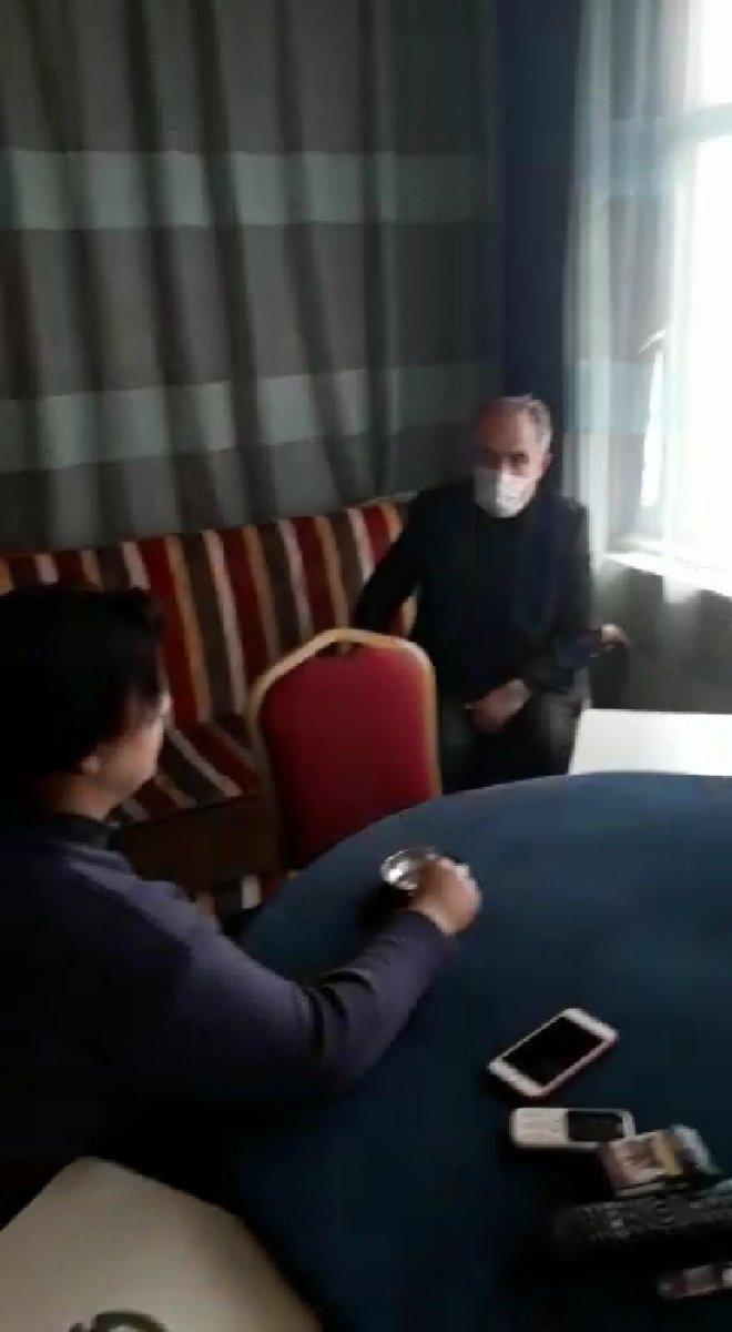 Konya'da kahvehaneye çevrilen dairede polise yakalandılar