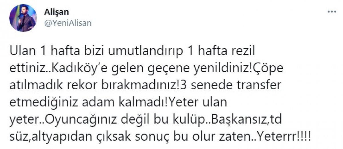 Alişan: Yönetim istifa