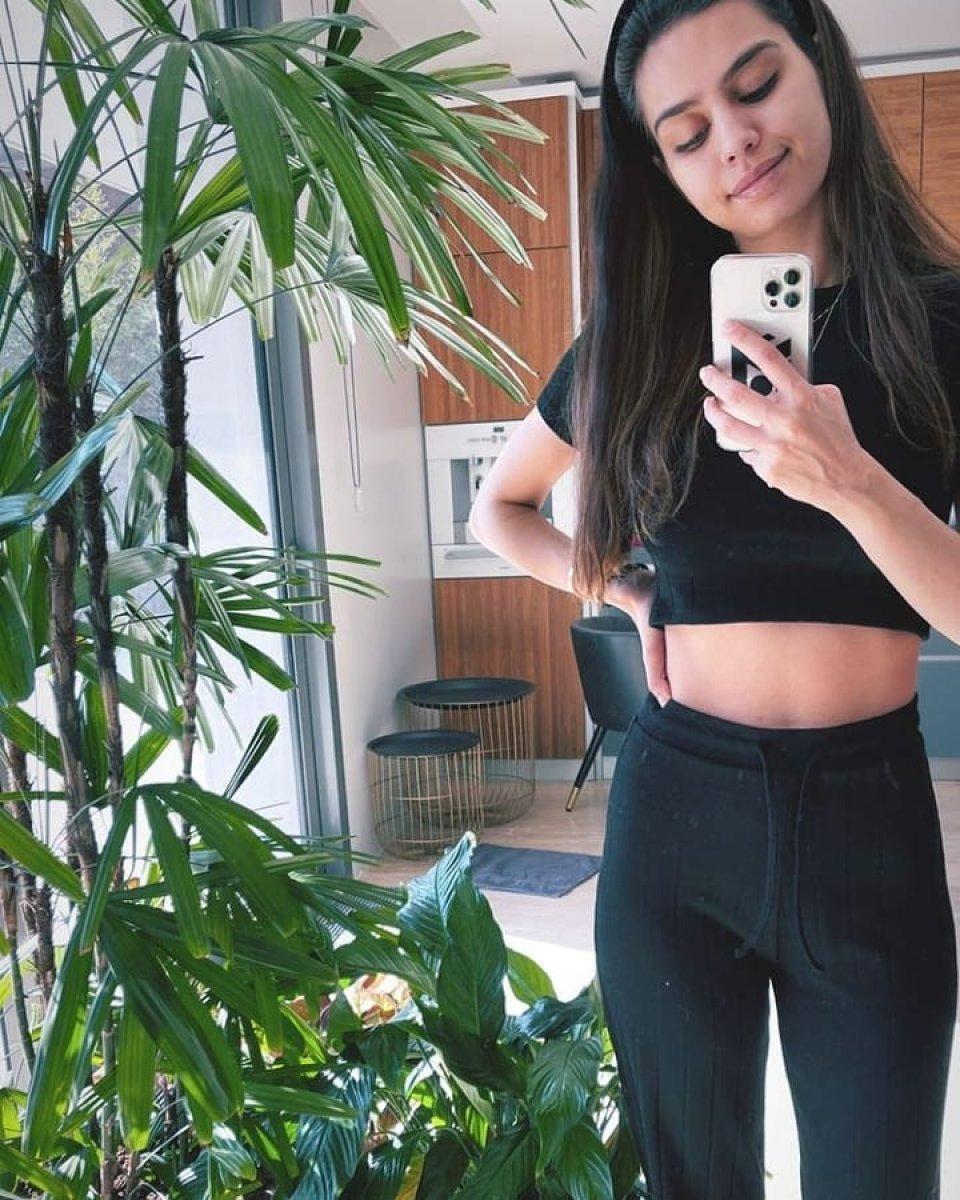 Amine Gülşe'nin ev hali