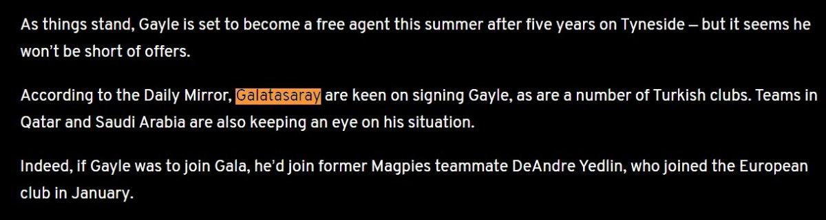 İngiliz basını: Galatasaray, Dwight Gayle'ın peşinde