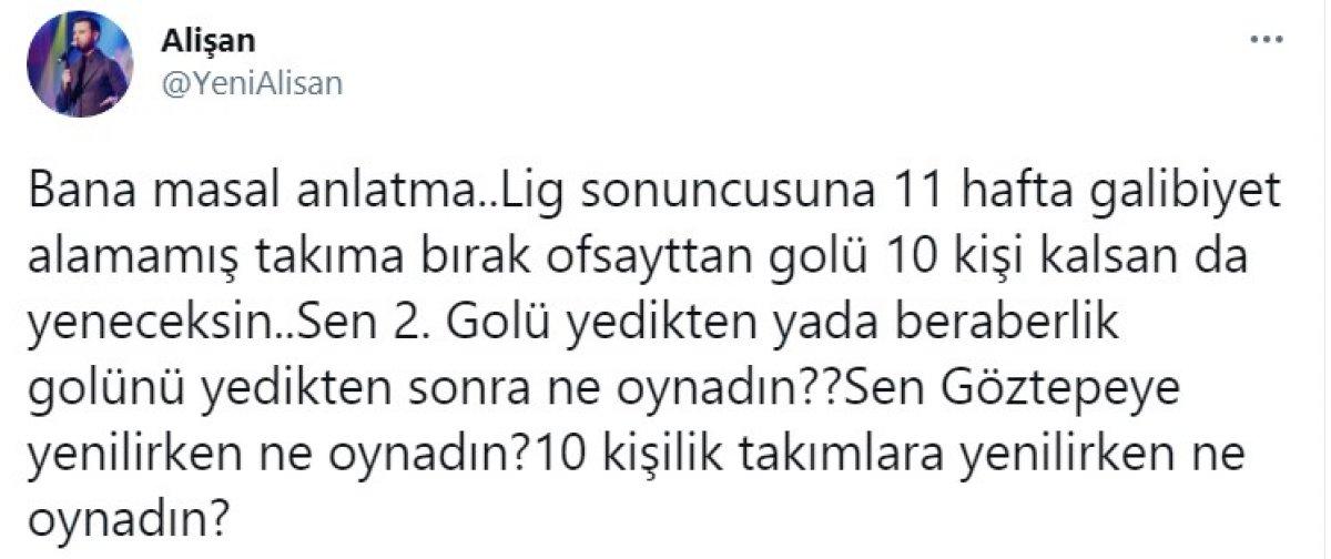 Alişan: Yönetim istifa