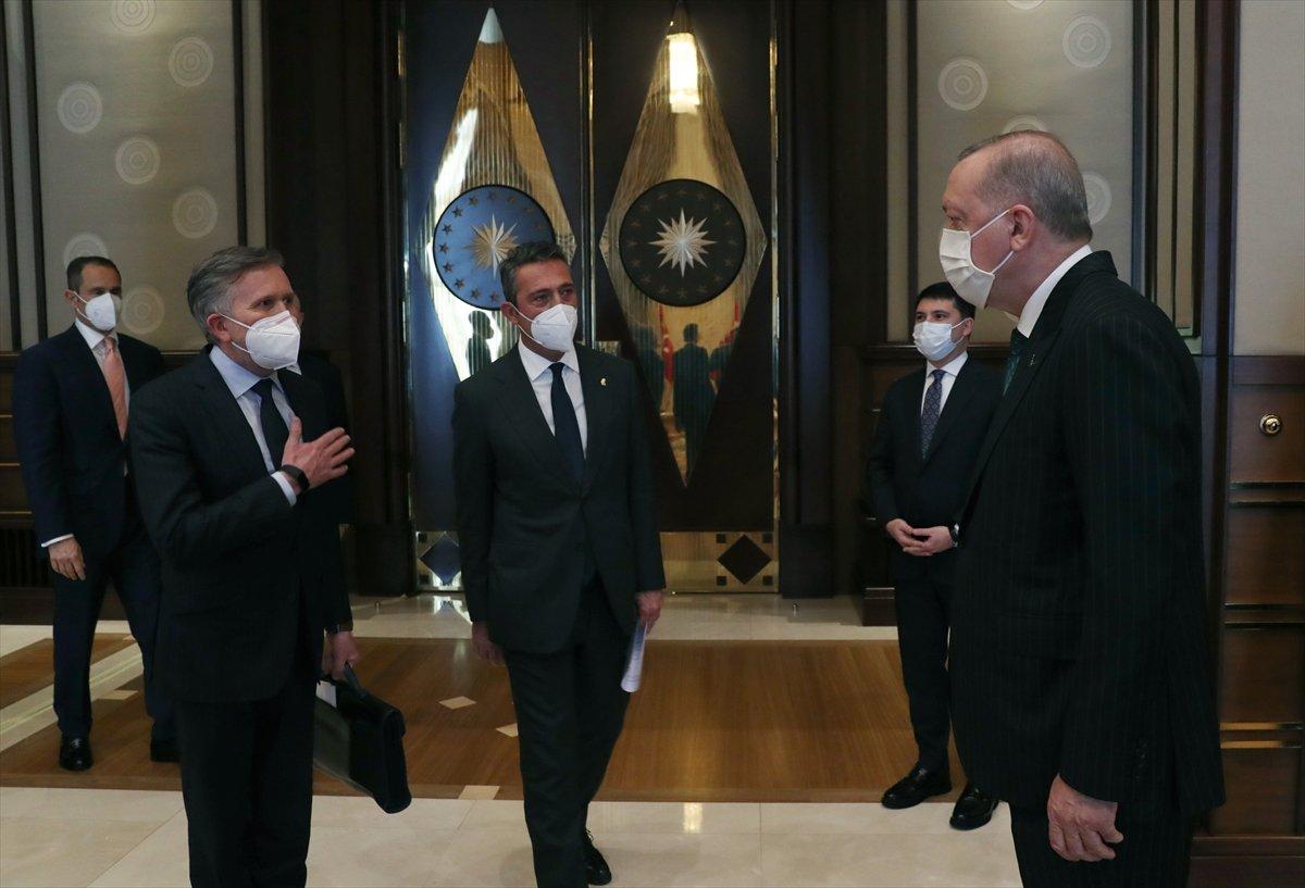 Cumhurbaşkanı Erdoğan, Ali Koç ile bir araya geldi