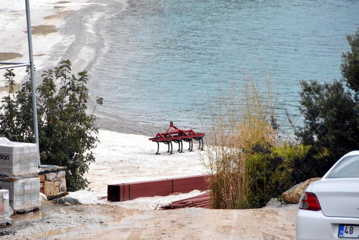 Bodrum plajlarında 'kuvars tozu' tehdidi