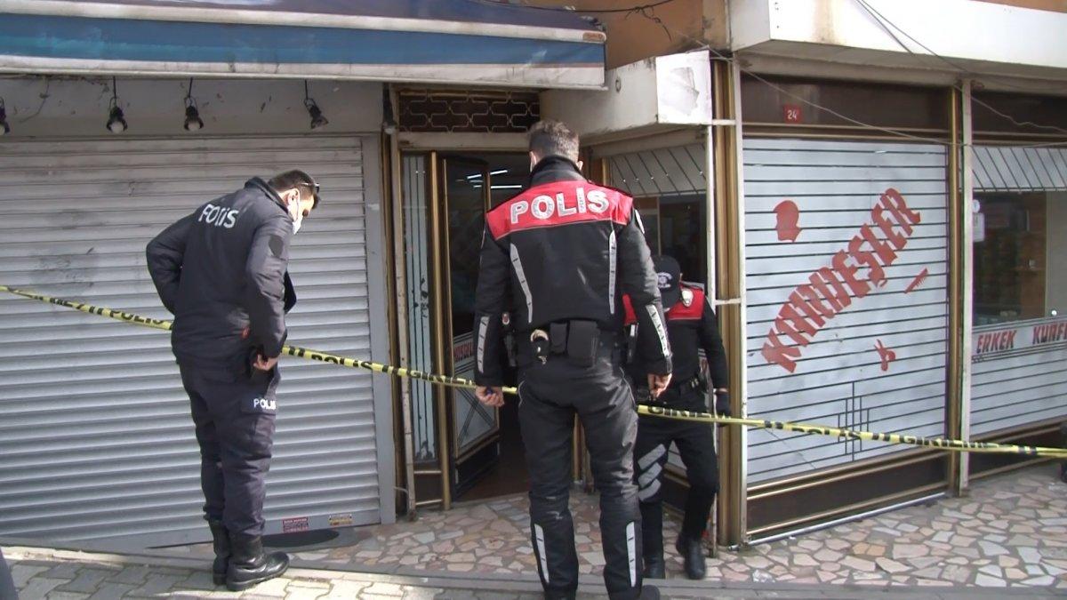 Maltepe'de berber dükkanında silahlı saldırı