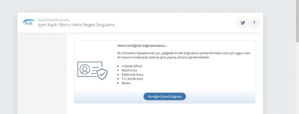 Borcu Yoktur Belgesi nasıl alınır? e-Devlet Borcu Yoktur Belgesi alma ekranı
