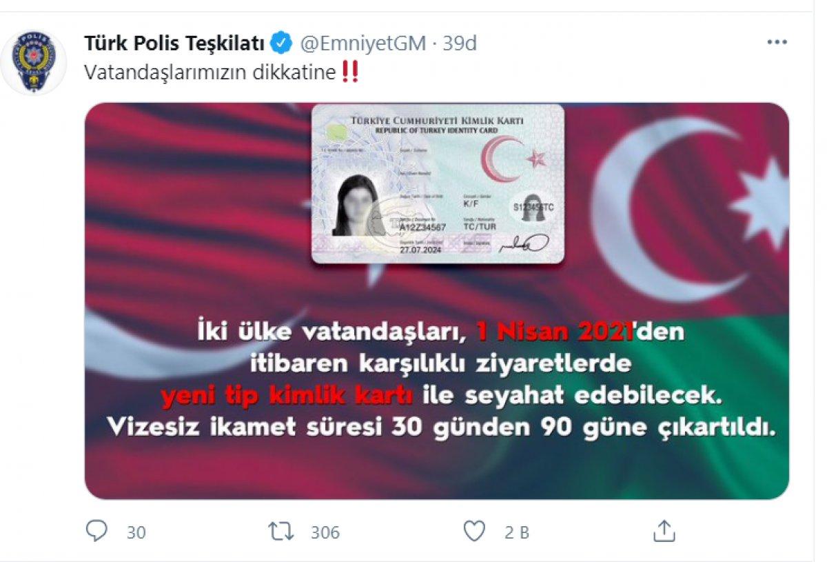 Azerbaycan'a kimlikle seyahat başladı mı? Türkiye - Azerbaycan kimlikle giriş tarihi..