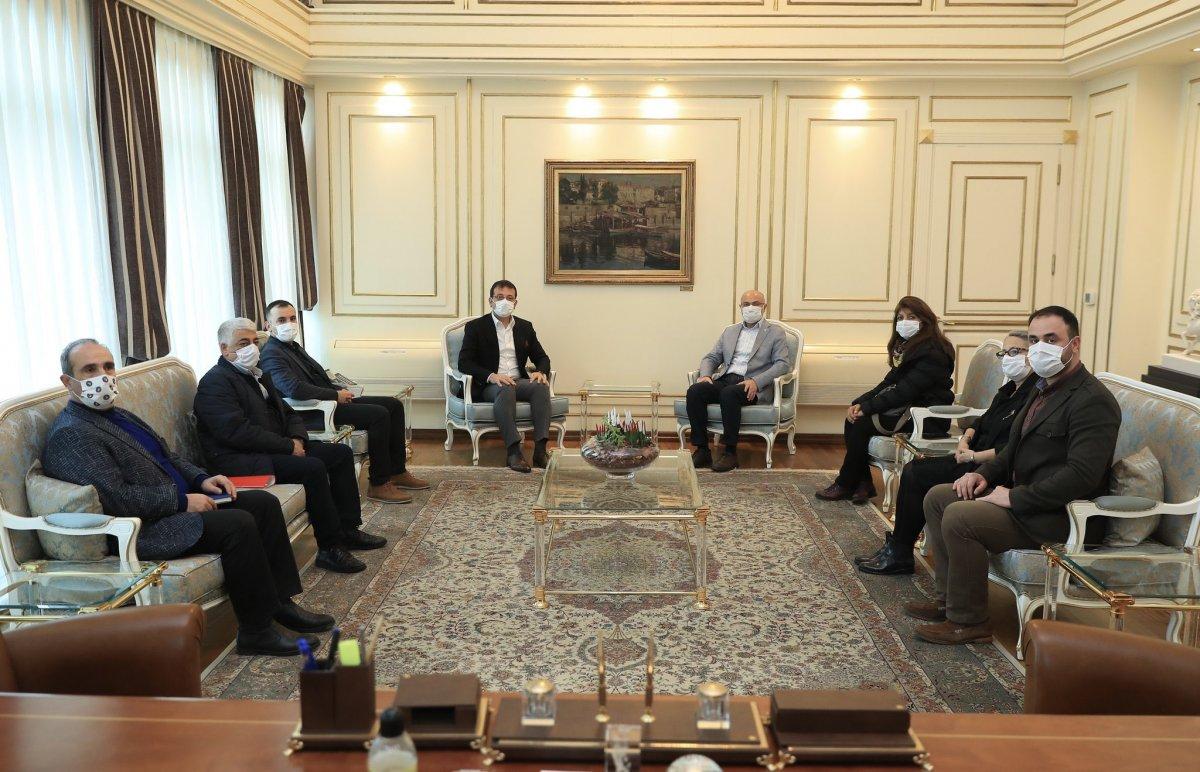 Ekrem İmamoğlu, HDP heyetini ağırladı