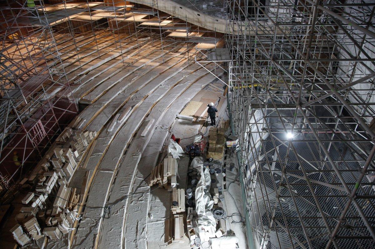 Taksim'deki AKM'de son aşamaya gelindi: Koltuklar takılıyor