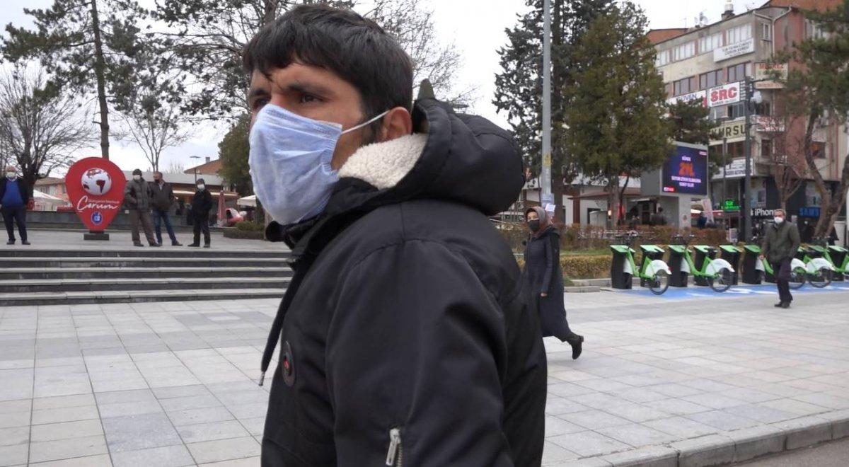 Çorum'da 6'ıncı kez maskesiz yakalanan şahıstan şaşırtan savunma