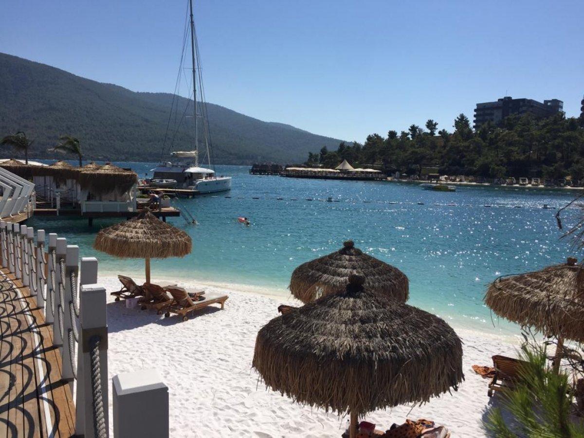 Bodrum'da sahile serilen beyaz kum gerçeği ortaya çıktı: Yüzde 55'i mermer tozu