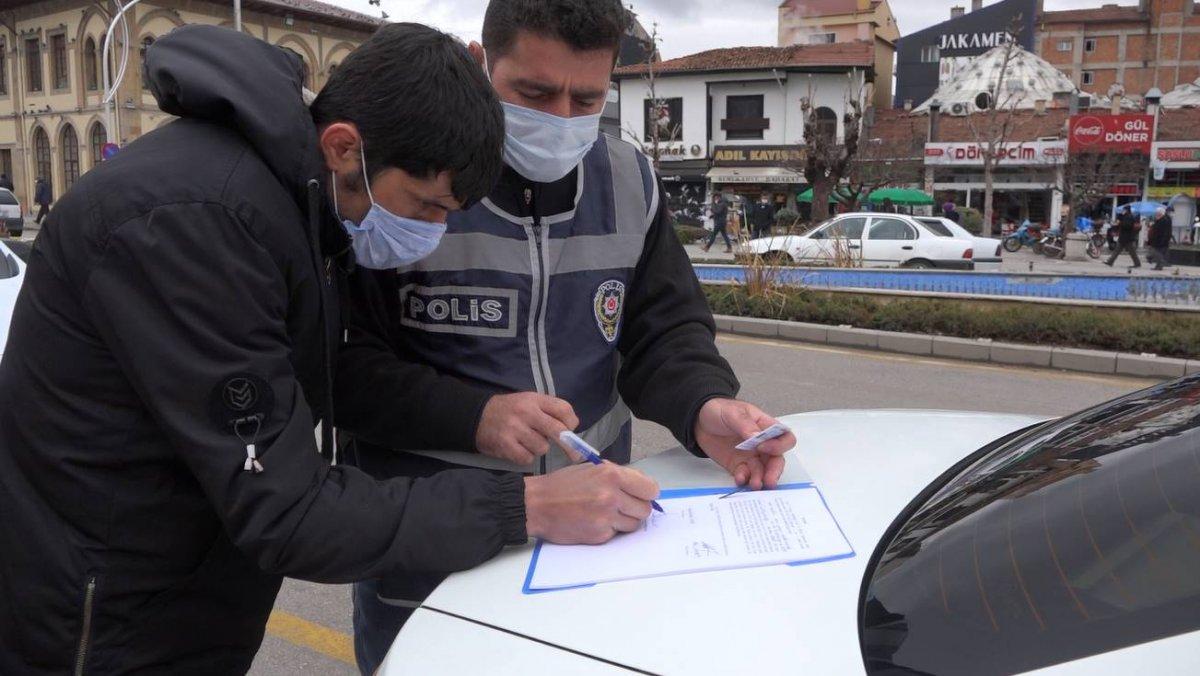 Çorum'da 6'ıncı kez maskesiz yakalanan şahıstan şaşırtan savunma