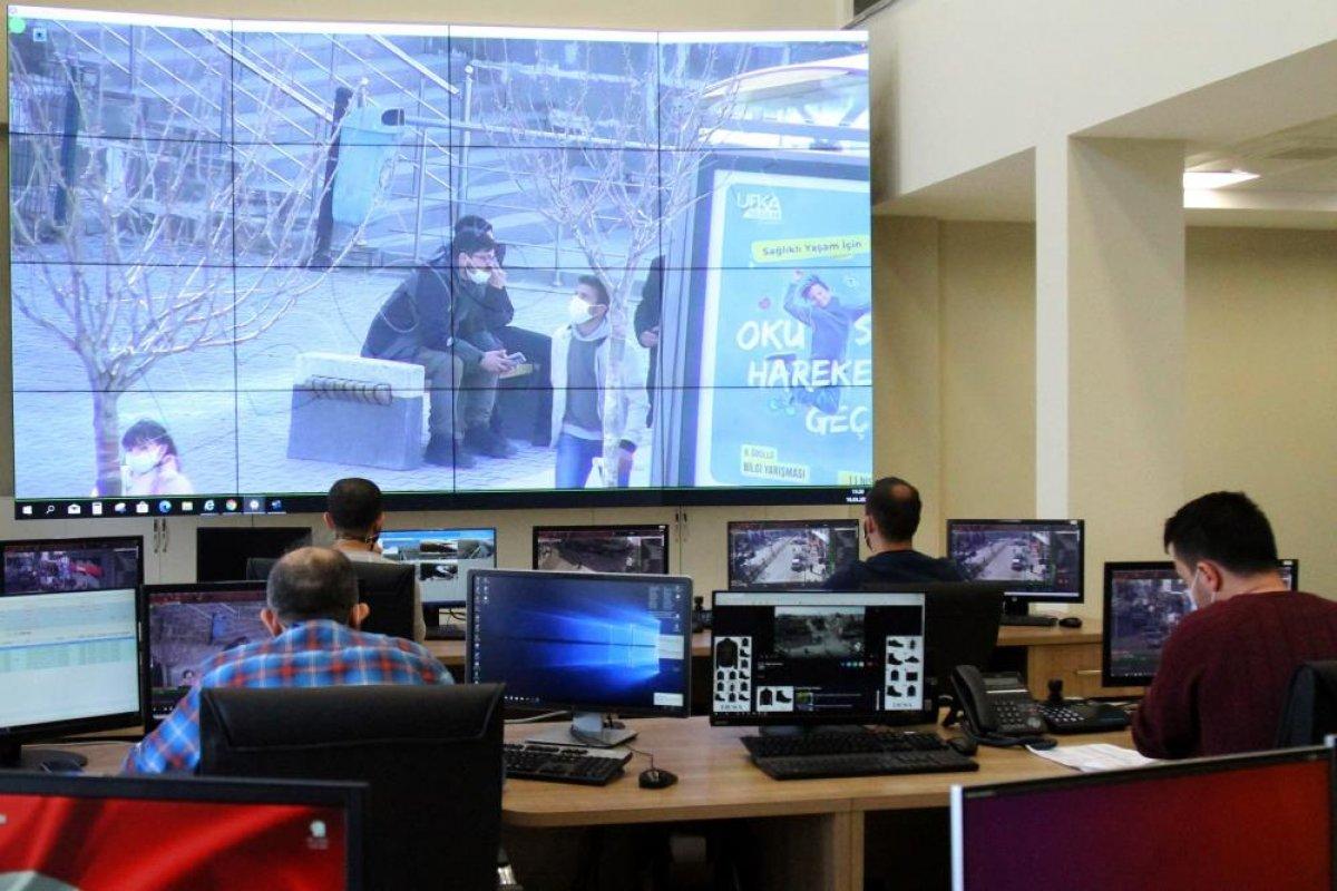 Van'da kameralı korona denetimi