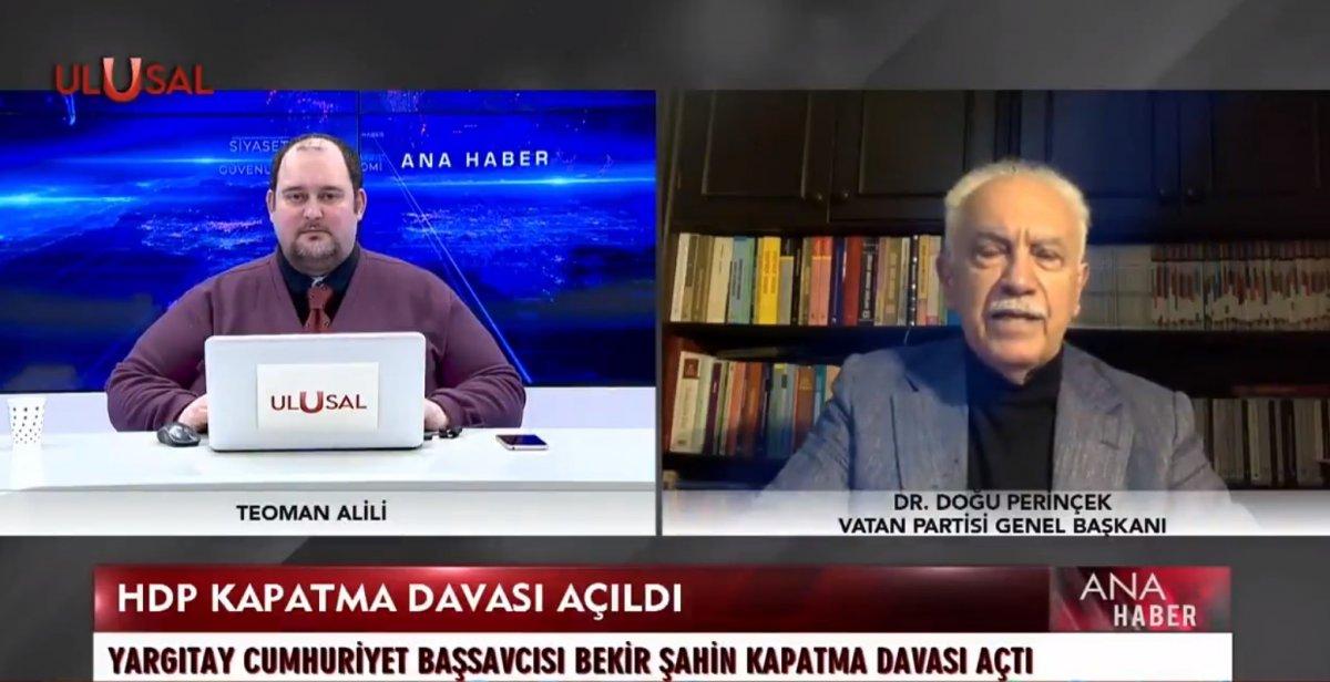Doğu Perinçek HDP'nin kapatılması davasını yorumladı