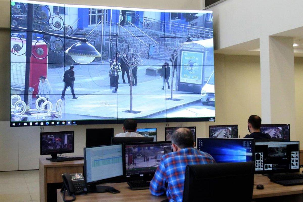 Van'da kameralı korona denetimi