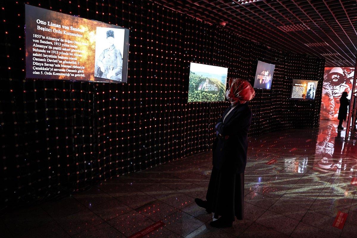 İletişim Başkanlığı'nın 18 Mart Çanakkale Zaferi Dijital Gösterimi açıldı