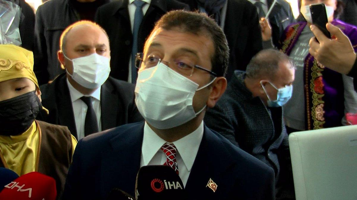 İmamoğlu şehitlikteki tepkiyle ilgili konuştu
