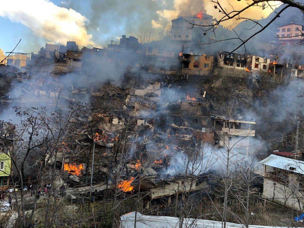 Artvin Yusufeli yangın