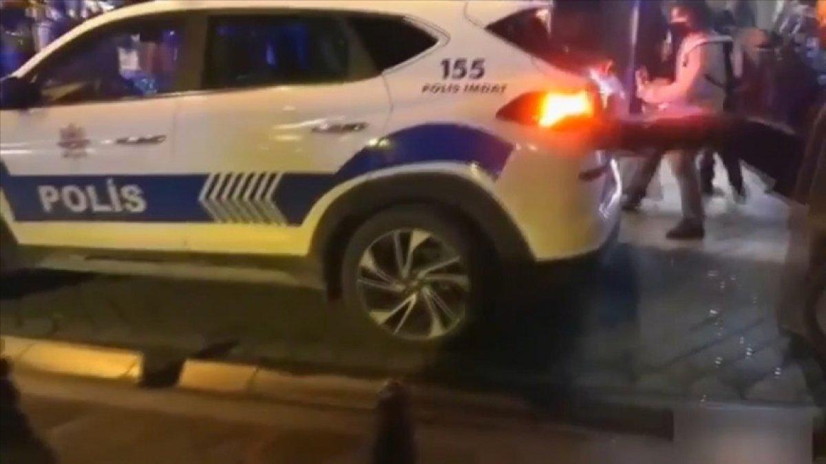 Kadıköy’de polis aracını tekmeleyen 7 şüpheli hakkında iddianame hazır