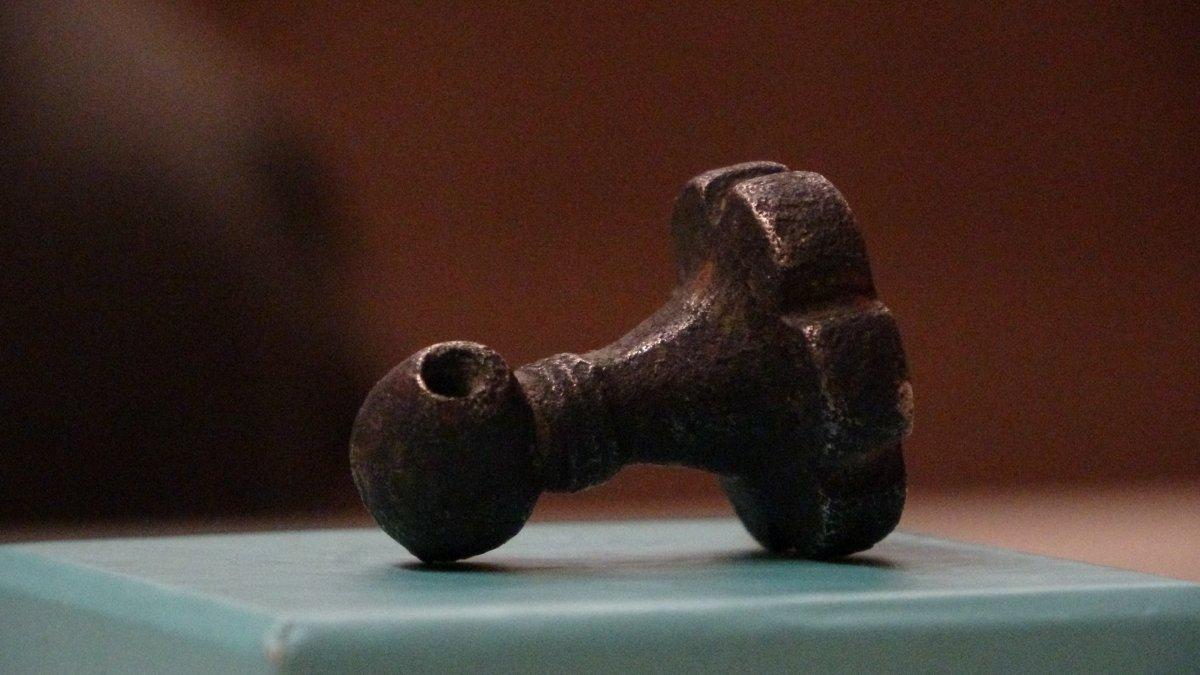 Çorum'da tarlada bulunan 3500 yıllık mühür ilk kez görüntülendi