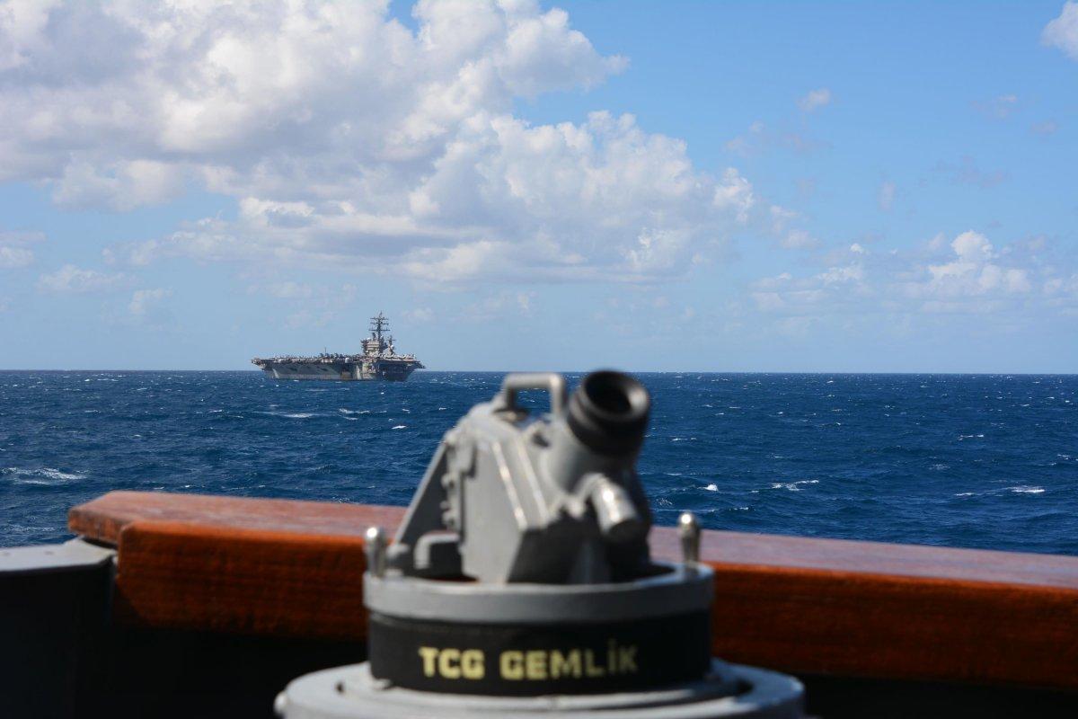 Türkiye, Doğu Akdeniz'de ABD ile geçiş eğitimi yaptı