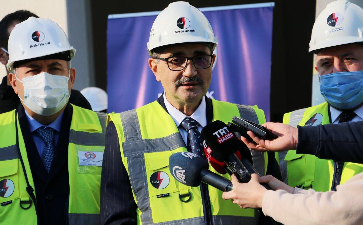 Bakan Fatih Dönmez, 65 yıllık hidroelektrik santralinde