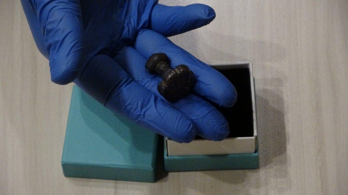 Çorum'da tarlada bulunan 3500 yıllık mühür ilk kez görüntülendi