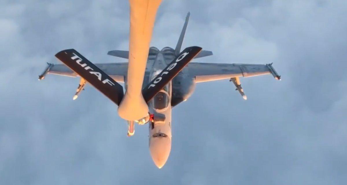 TSK'dan ABD'nin savaş uçaklarına yakıt ikmali