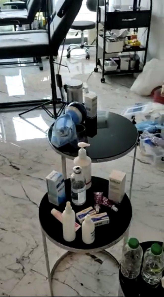 Şişli’de sahte estetik merkezine baskın düzenlendi