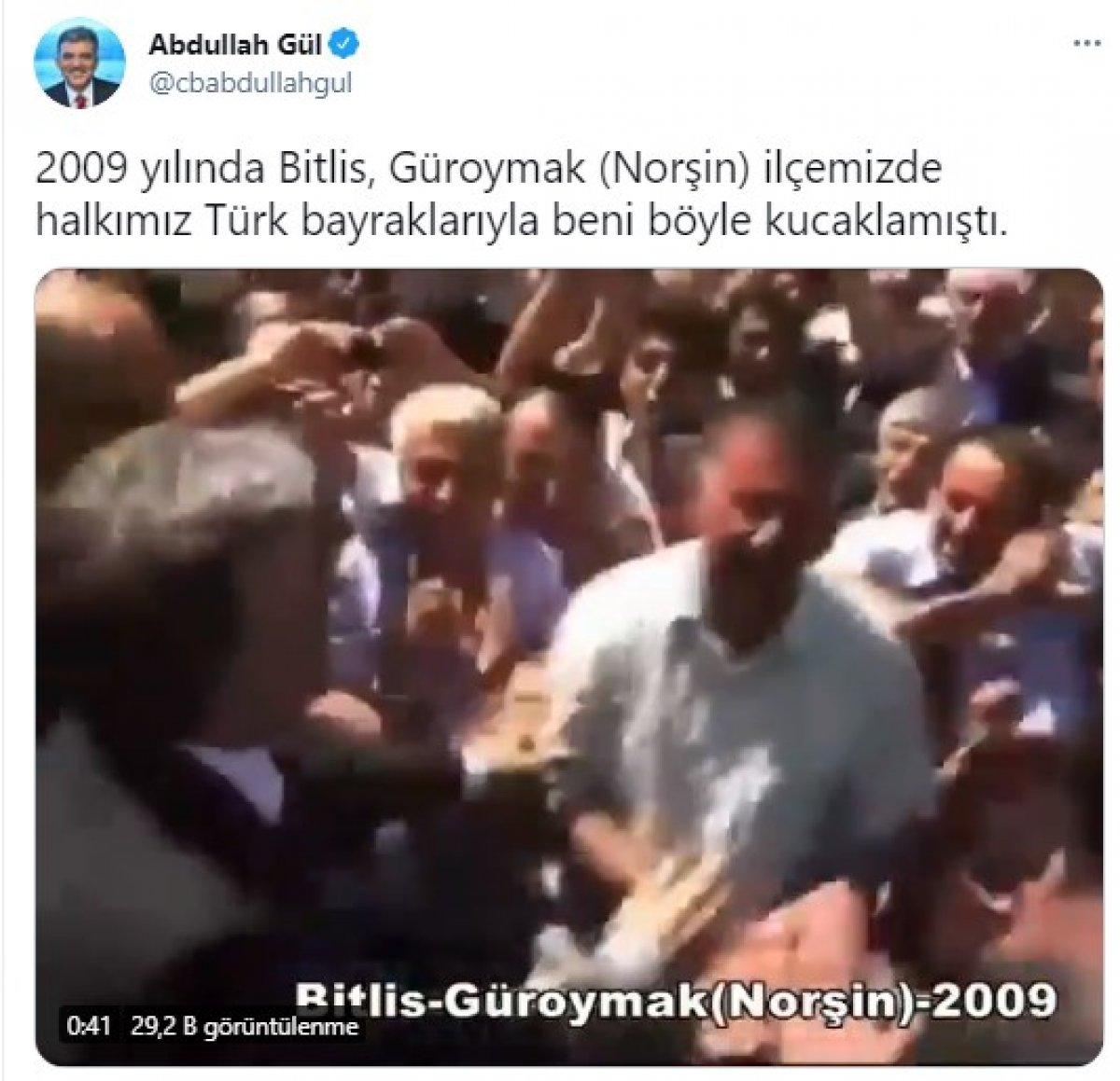 Abdullah Gül'den Nevruz paylaşımı